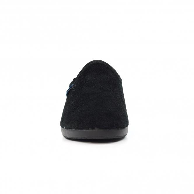 Lunar Audrey Black Mule Slipper