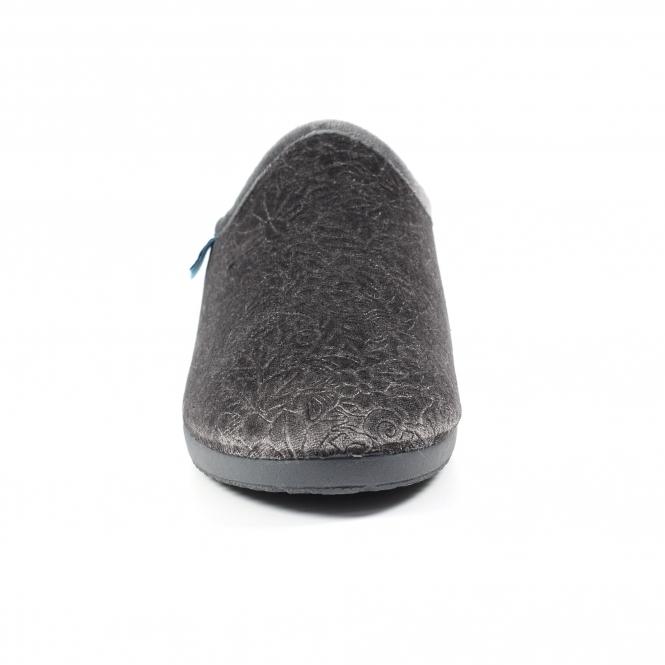 Lunar Audrey Grey Mule Slipper