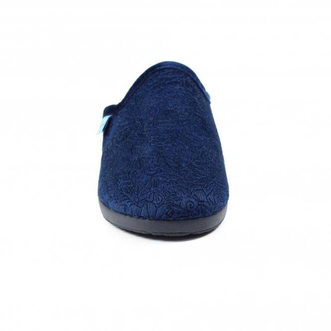 Lunar Audrey Navy Mule Slipper