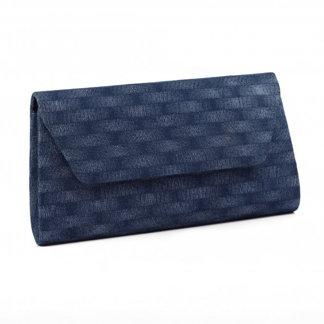 Lunar Audrina Navy Clutch Bag