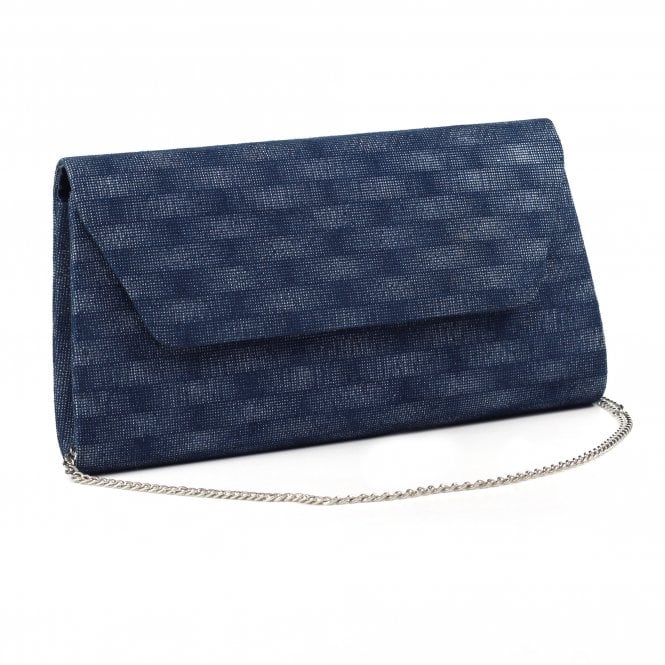 Lunar Audrina Navy Clutch Bag