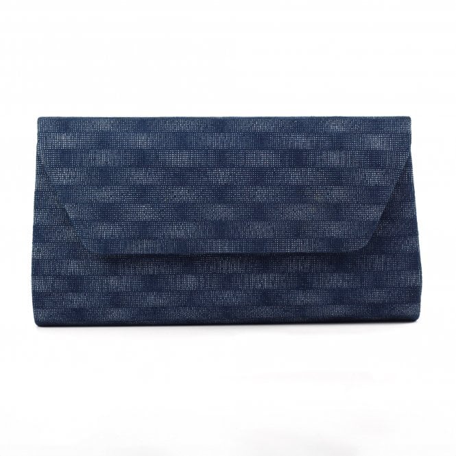 lunar Audrina Navy Clutch Bag