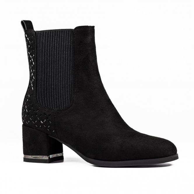 Lunar Aurora Black Ankle Boot
