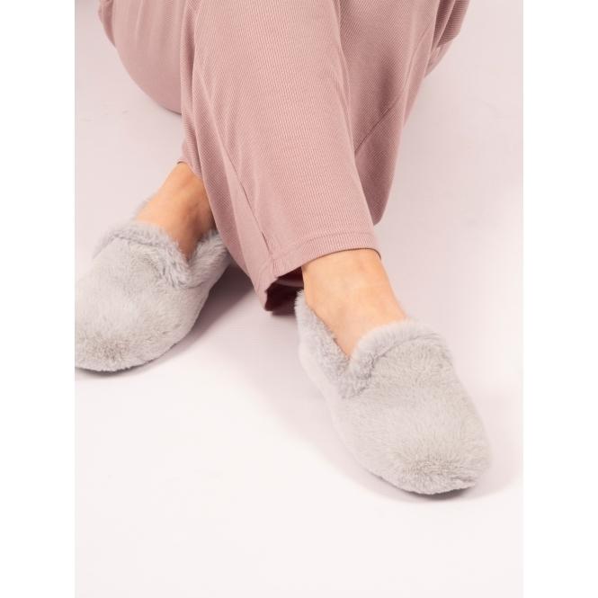 Lunar Bella Grey Slipper