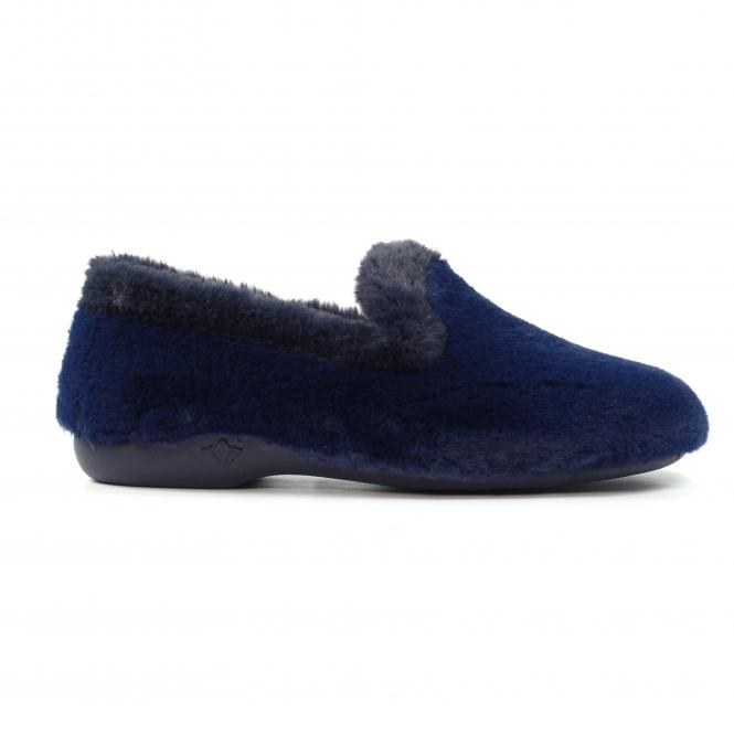 lunar Bella Navy Slipper