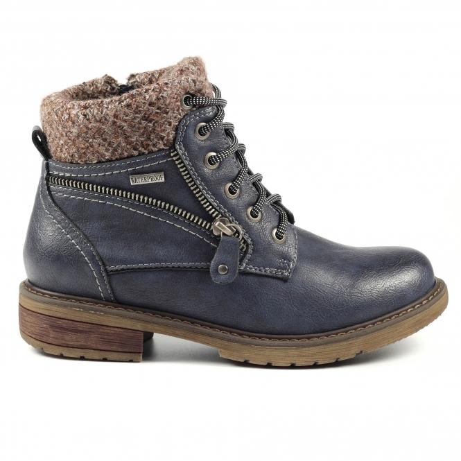 lunar Benson III Navy Waterproof Boot