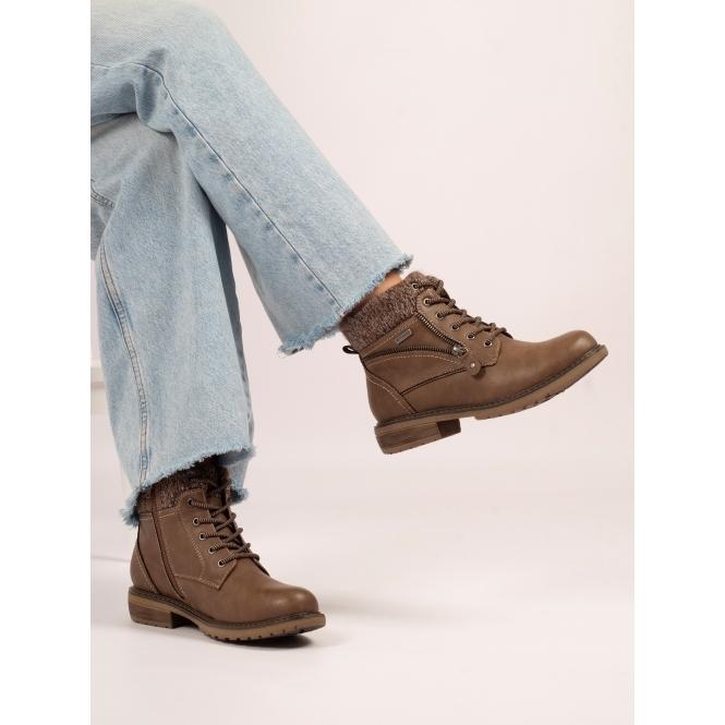 Lunar Benson III Taupe Waterproof Ankle Boot