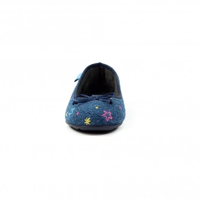 Lunar Berry Blue Pump Slipper