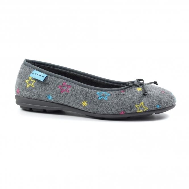 Lunar Berry Grey Pump Slipper