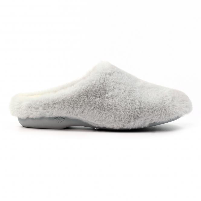 lunar Blair Grey Mule Slipper