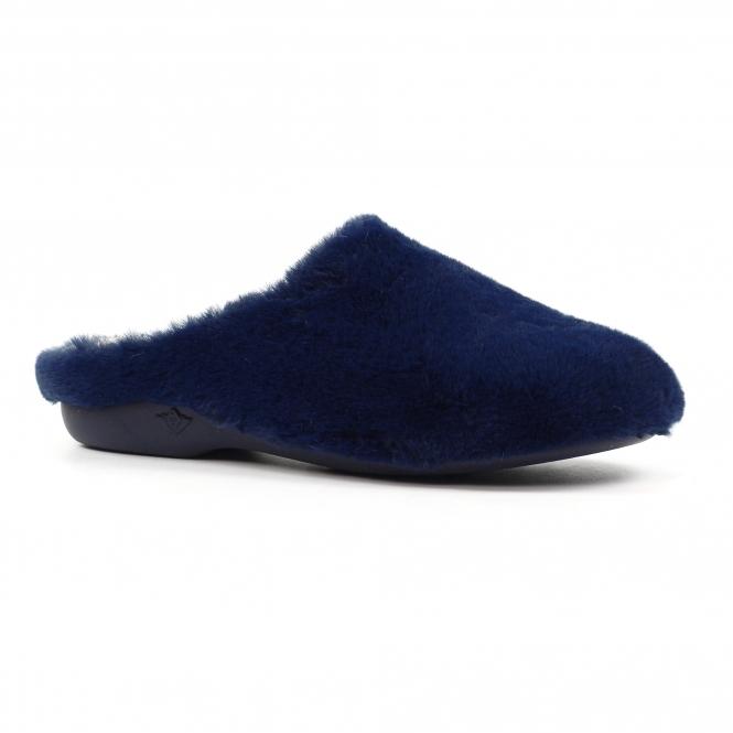Lunar Blair Navy Mule Slipper