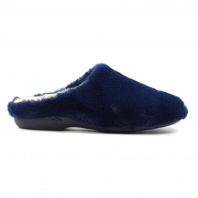 lunar Blair Navy Mule Slipper