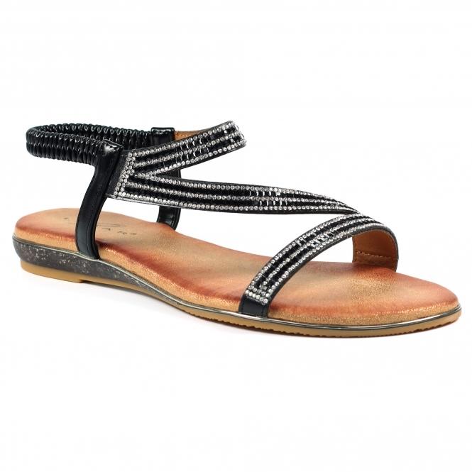 Lunar Blaise II Black Sandal