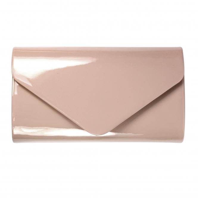 lunar Blaze Nude Patent Handbag