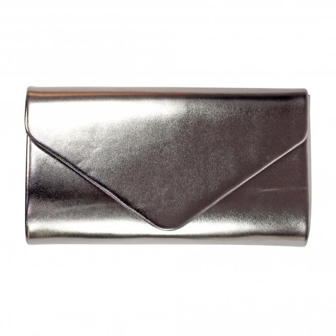 lunar Blaze Pewter Patent Handbag