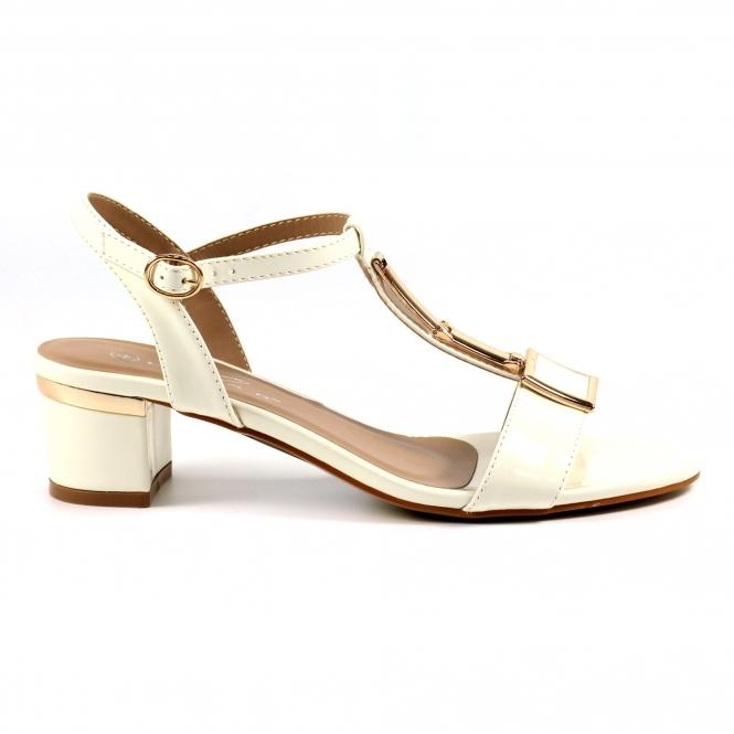 Lunar Blaze White Patent Sandal