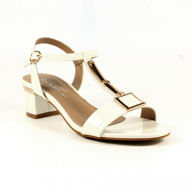 Lunar Blaze White Patent Sandal