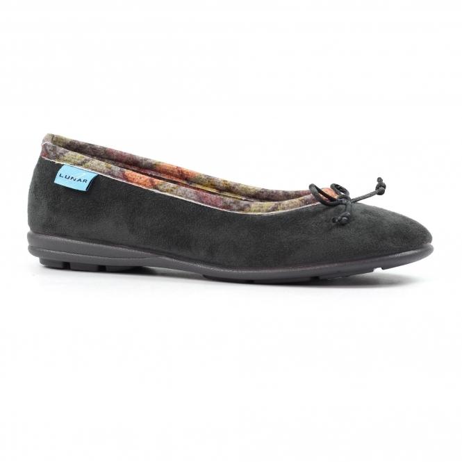 Lunar Bow Grey Pump Slipper