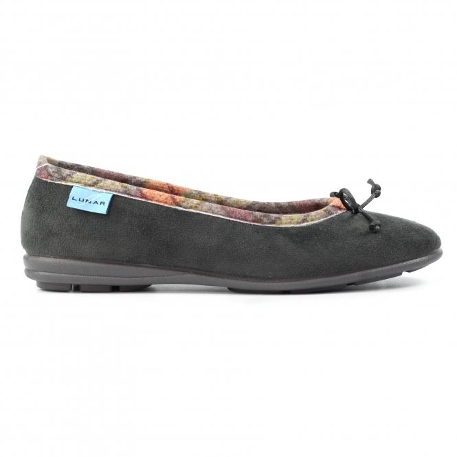 lunar Bow Grey Pump Slipper