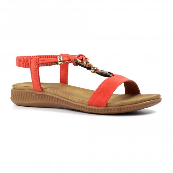 Lunar Brava Orange Sandal