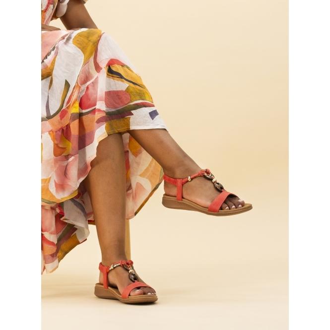 lunar Brava Orange Sandal