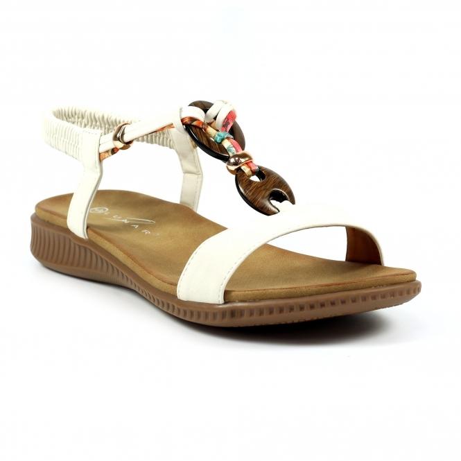 Lunar Brava White Sandal