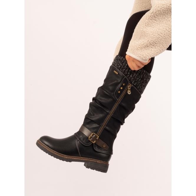 Lunar Brisbane Black Waterproof Boot