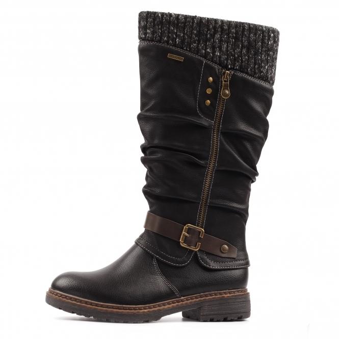 Lunar Brisbane Black Waterproof Boot