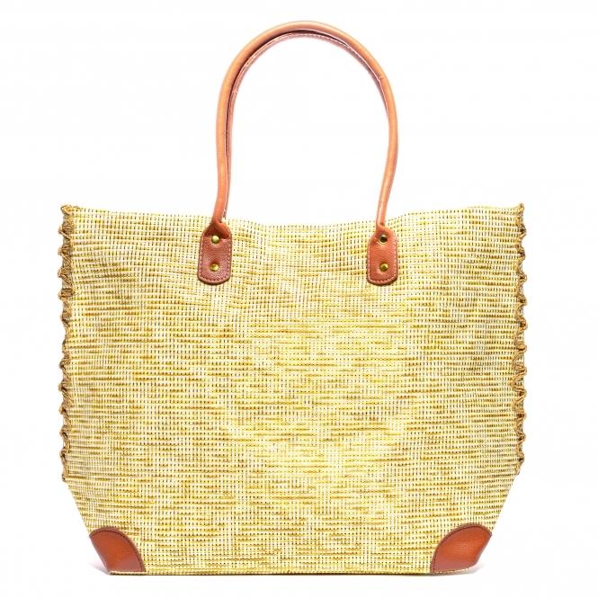 lunar Bryon Metallic Beach Bag