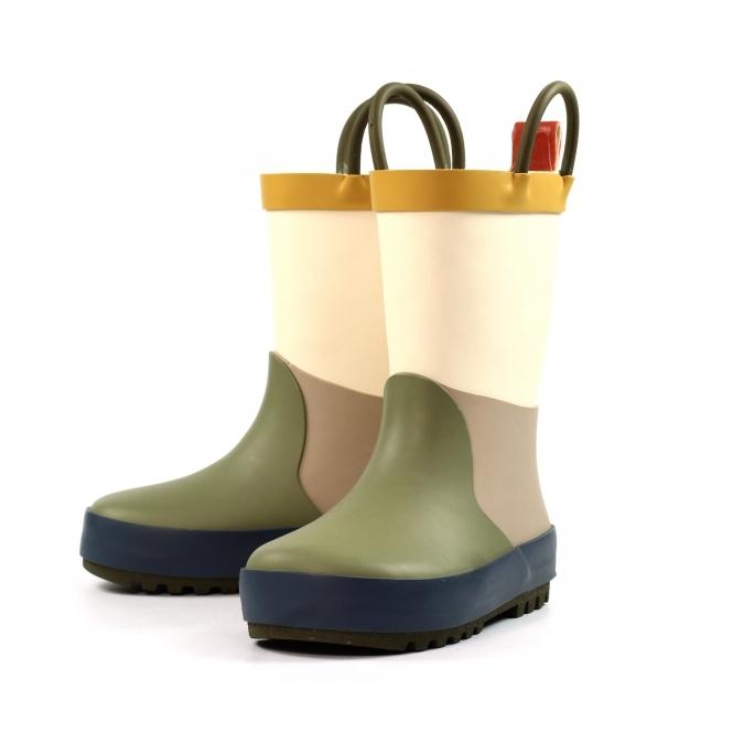 Lunar Bubblegum Olive Toddler Wellington