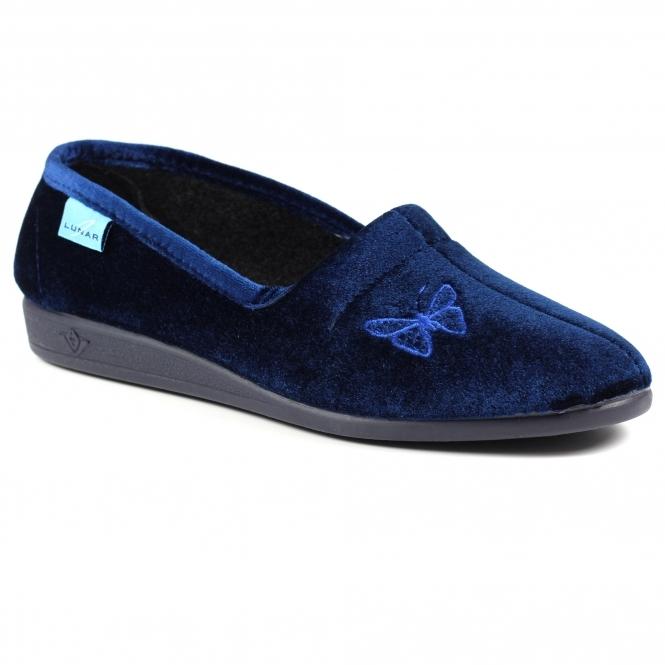 Lunar Butterfly Blue Slipper