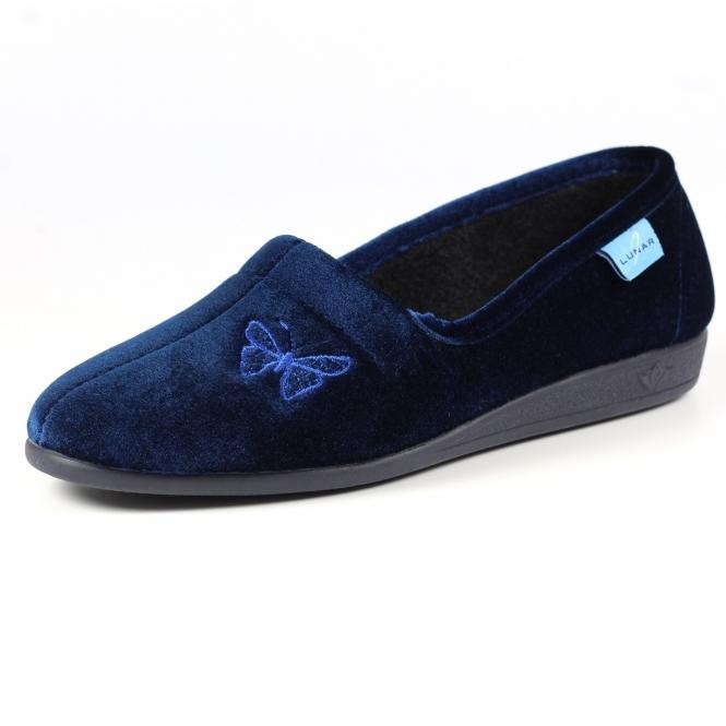 Lunar Butterfly Blue Slipper