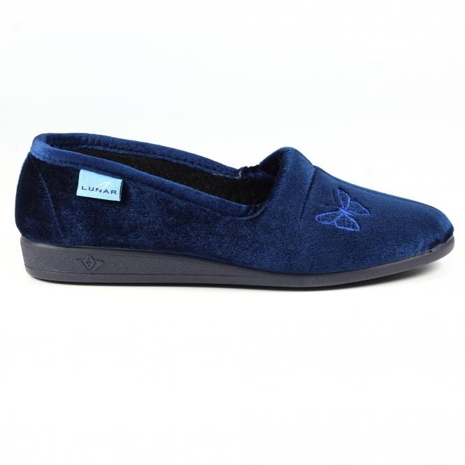 lunar Butterfly Blue Slipper