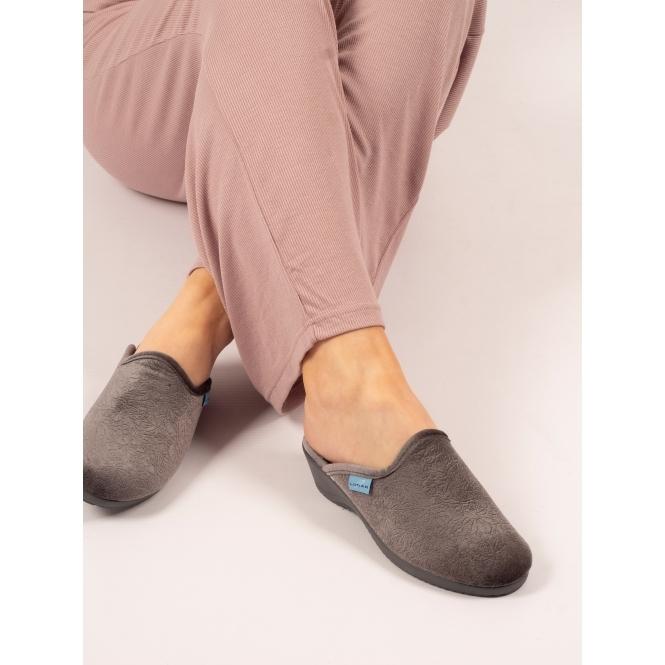 Lunar Butterfly Grey Slipper