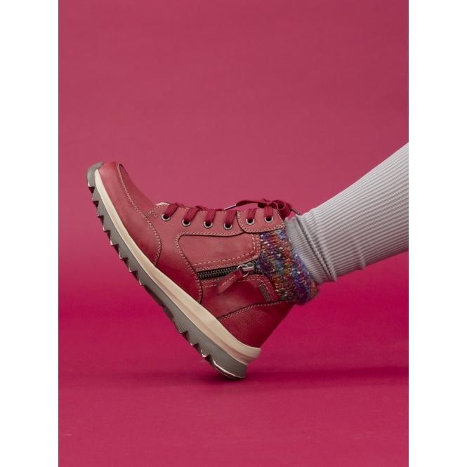 Lunar Buttermere Red Waterproof Ankle Boot