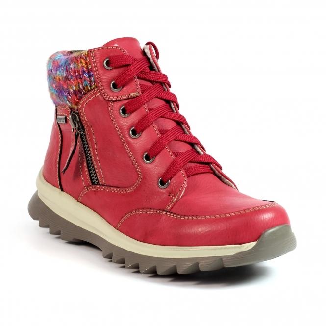 Lunar Buttermere Red Waterproof Ankle Boot