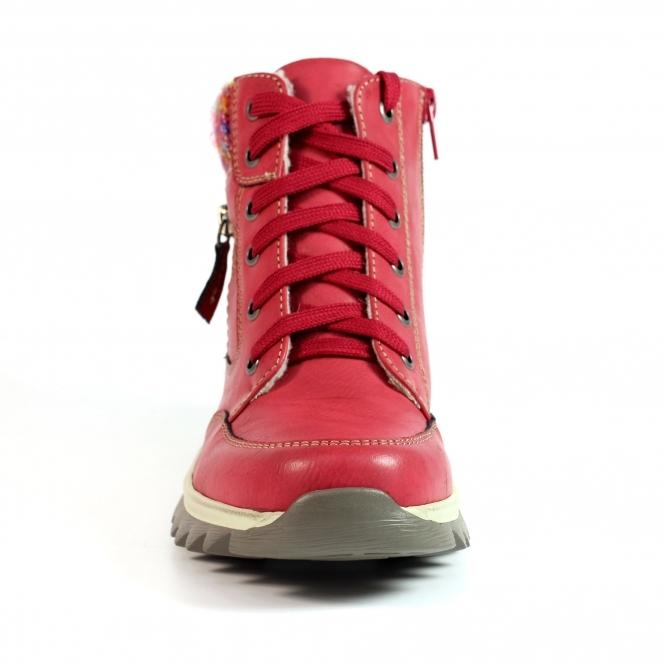 Lunar Buttermere Red Waterproof Ankle Boot