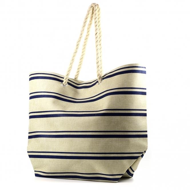 Lunar Cadence Multi Navy Beach Bag