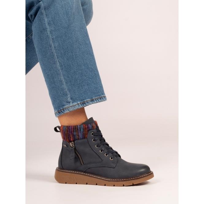 Lunar California Navy Wide Fit Boot