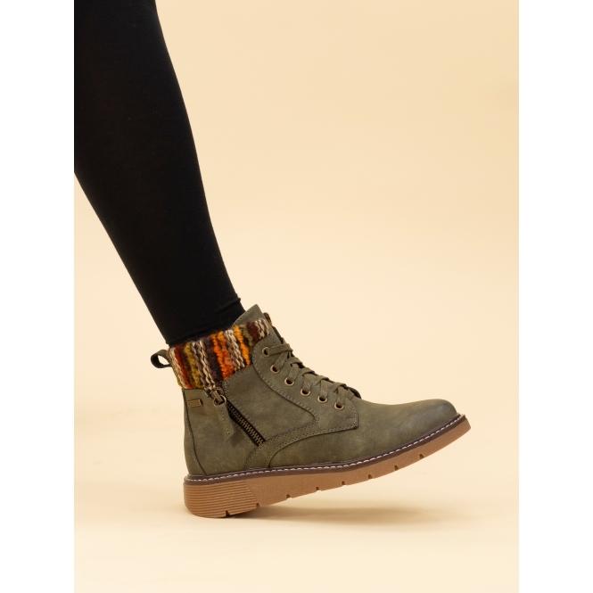 Lunar California Olive Wide Fit Boot