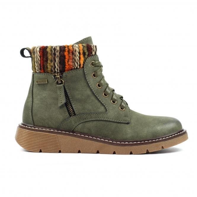lunar California Olive Wide Fit Boot