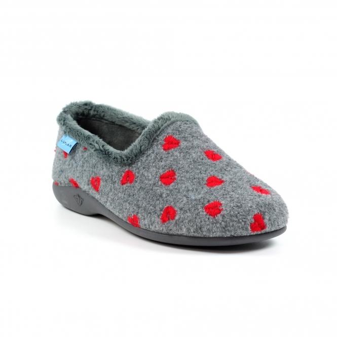 Lunar Callisto Grey Full Slipper