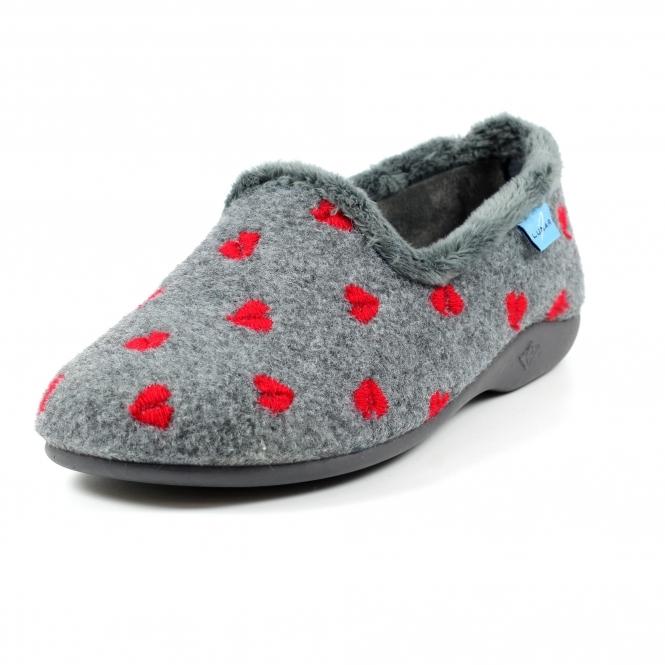 Lunar Callisto Grey Full Slipper