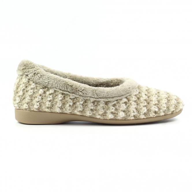lunar Cambria Beige Slipper
