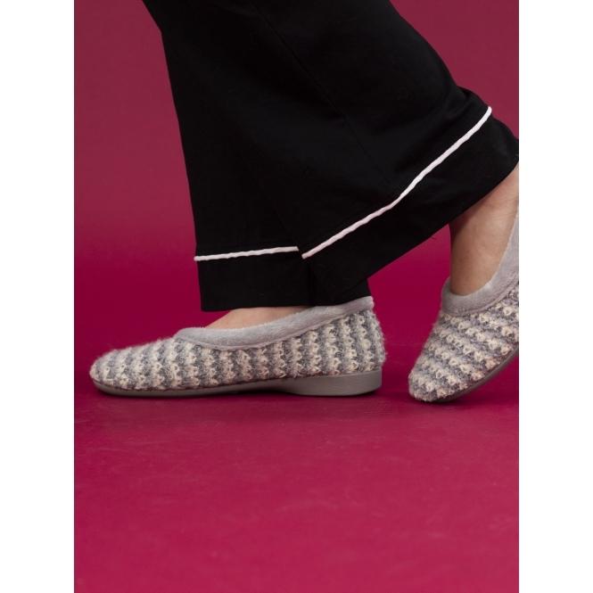 Lunar Cambria Grey Slipper
