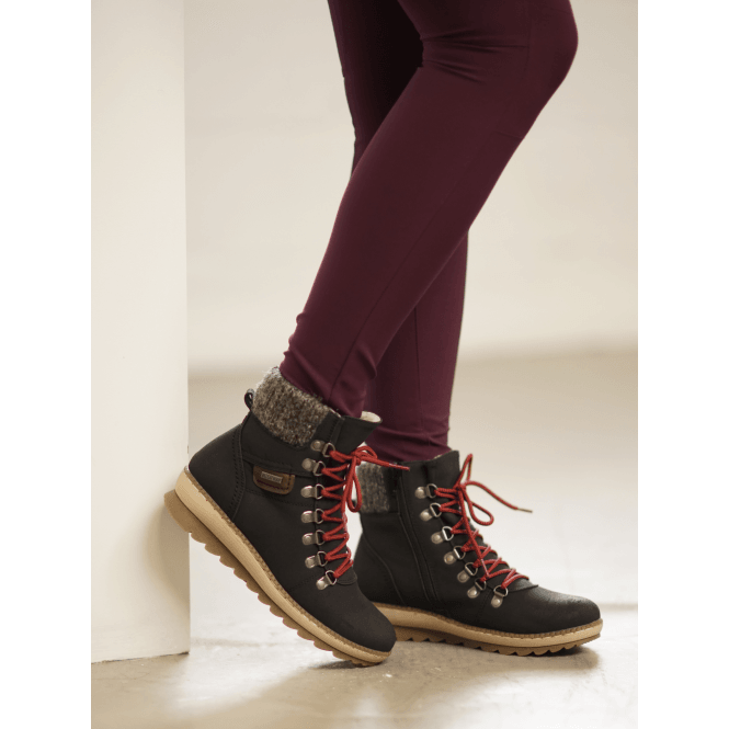 Lunar Candy Black Waterproof Boot