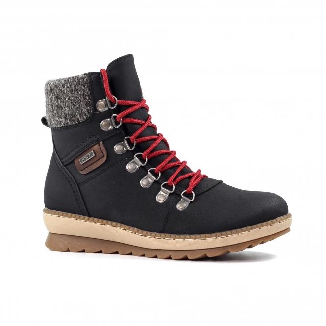 Lunar Candy Black Waterproof Boot