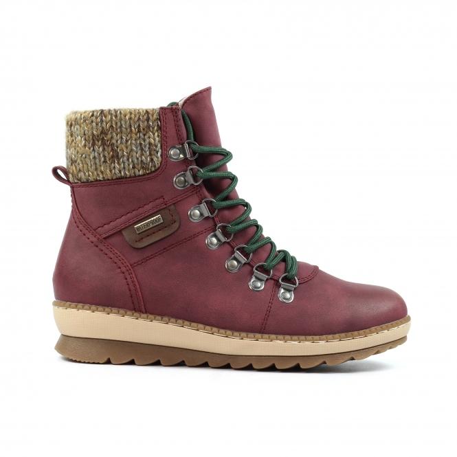 lunar Candy Burgundy Waterproof Boot