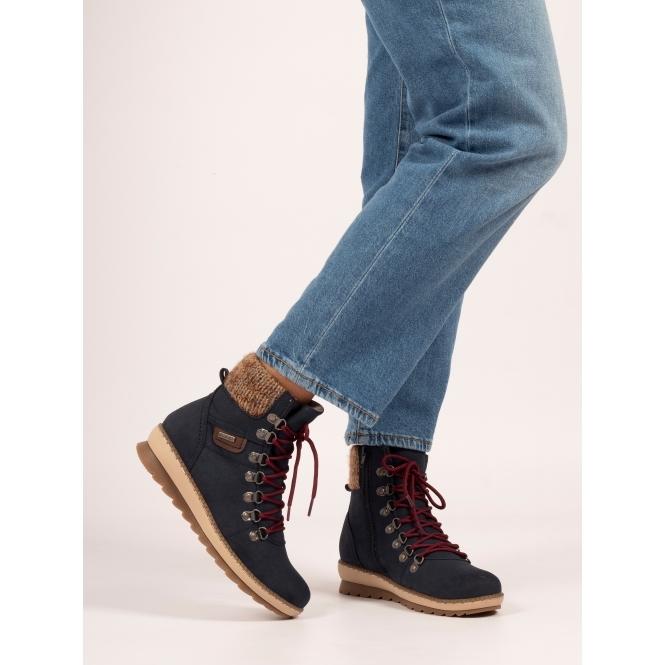 Lunar Candy Navy Waterproof Boot