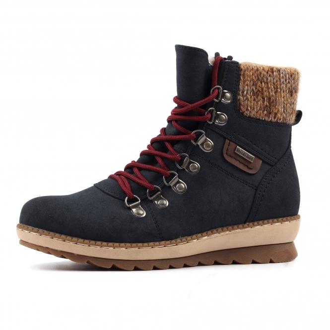Lunar Candy Navy Waterproof Boot